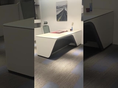 メーカー OEM オフィス 家具 ホワイト CEO エグゼクティブ デスク