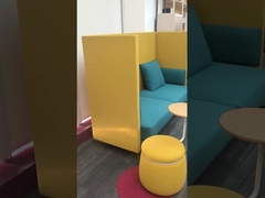 オフィス家具 ソファ リビングルームのためのモジュール型プライバシー用布