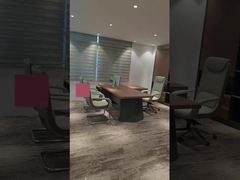 高級エグゼクティブオフィステーブル L型ボス家具