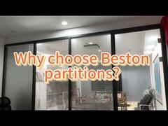 View Glass オフィスディバイダー パーティション 安定性 安全性デモ