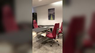 Beston CEOオフィス用カスタムモダンL字型エグゼクティブデスク