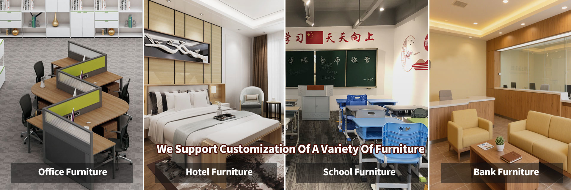 品質 オフィスワークステーションデスク 工場