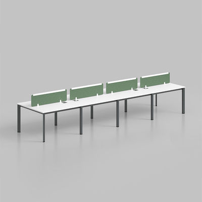 現代 木製 オフィス 家具 スタッフ パソコン デスク 8人用