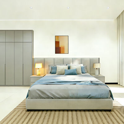 5つ星の客室のためのカスタマイズされた現代デザインの革ホテル家具セット